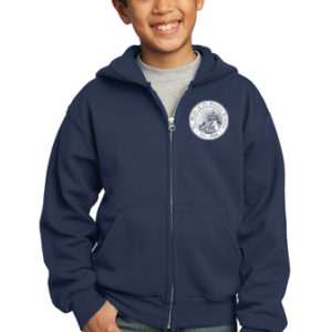 SMA Zipped Hoodie – navy – Gym Day Approved – Optional